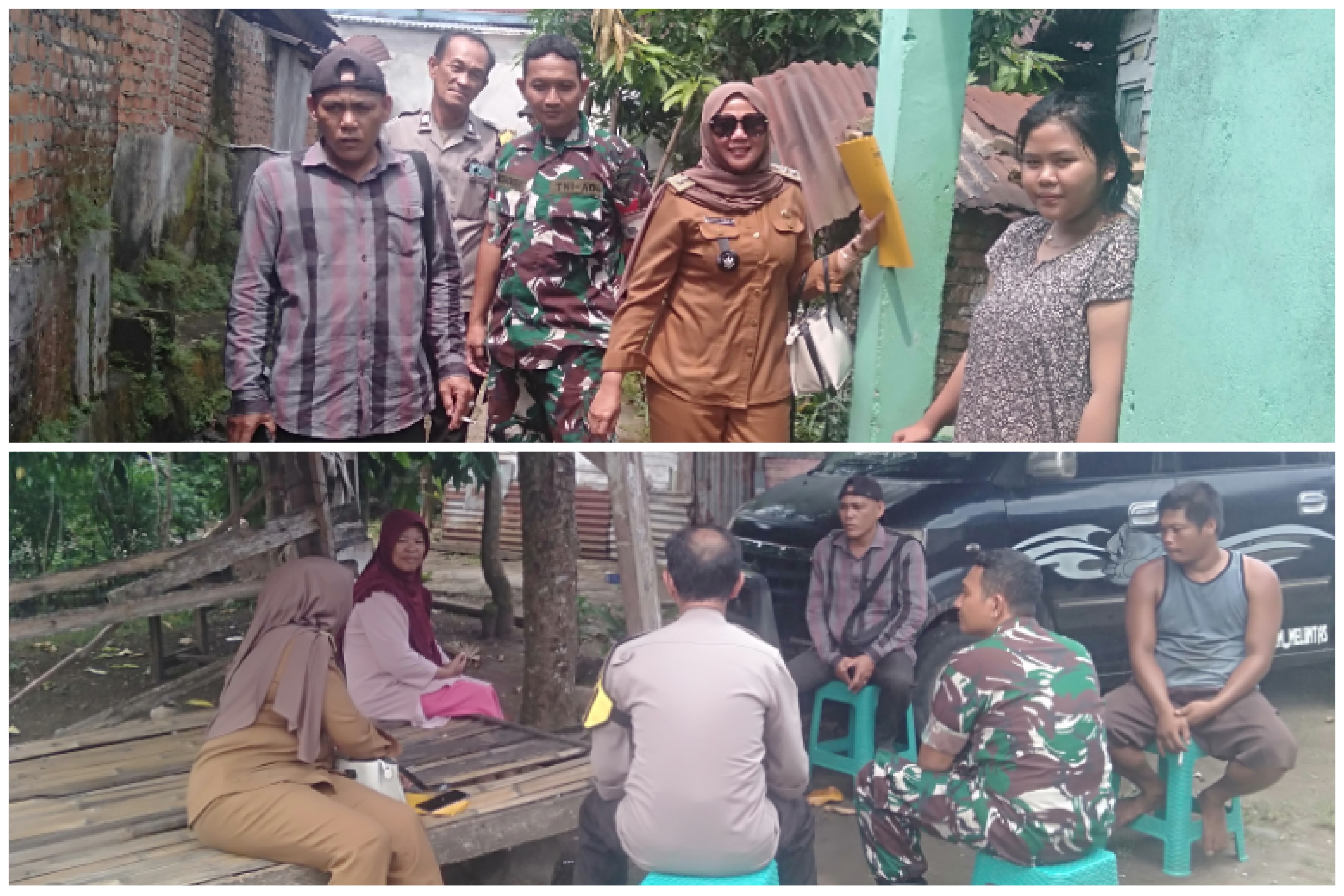 Lurah Hj.Luluk Kholifah SH dan Tiga Pilar Bersinergi Atasi Pembuangan Sampah Sembarangan di RT 03 Kelurahan Muara Enim