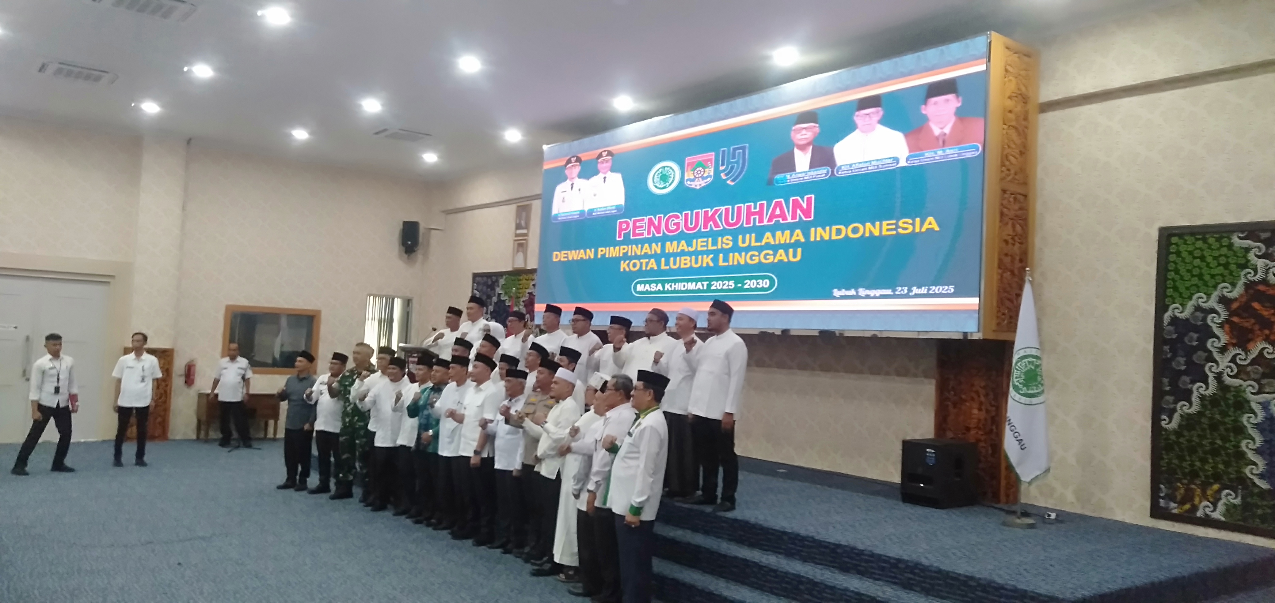 Pengukuhan MUI Lubuk Linggau Sukses Terlaksana