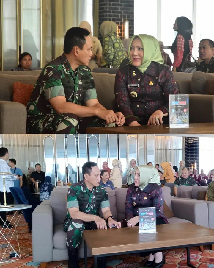 Bupati Musi Rawas Sambut Kunjungan Panglima Komando Daerah Militer II/Sriwijaya Dalam Kegiatan Ramah Tamah