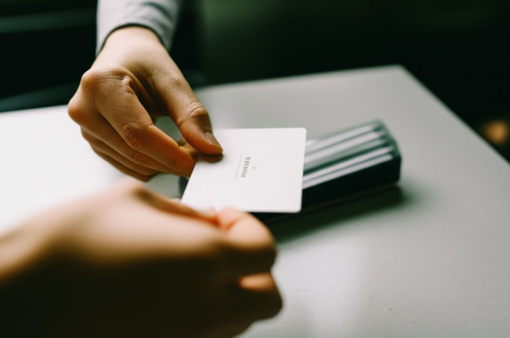 Tame desk clutter & boost professionalism! A business card holder organizes cards, enhances your brand, and elevates your workspace.