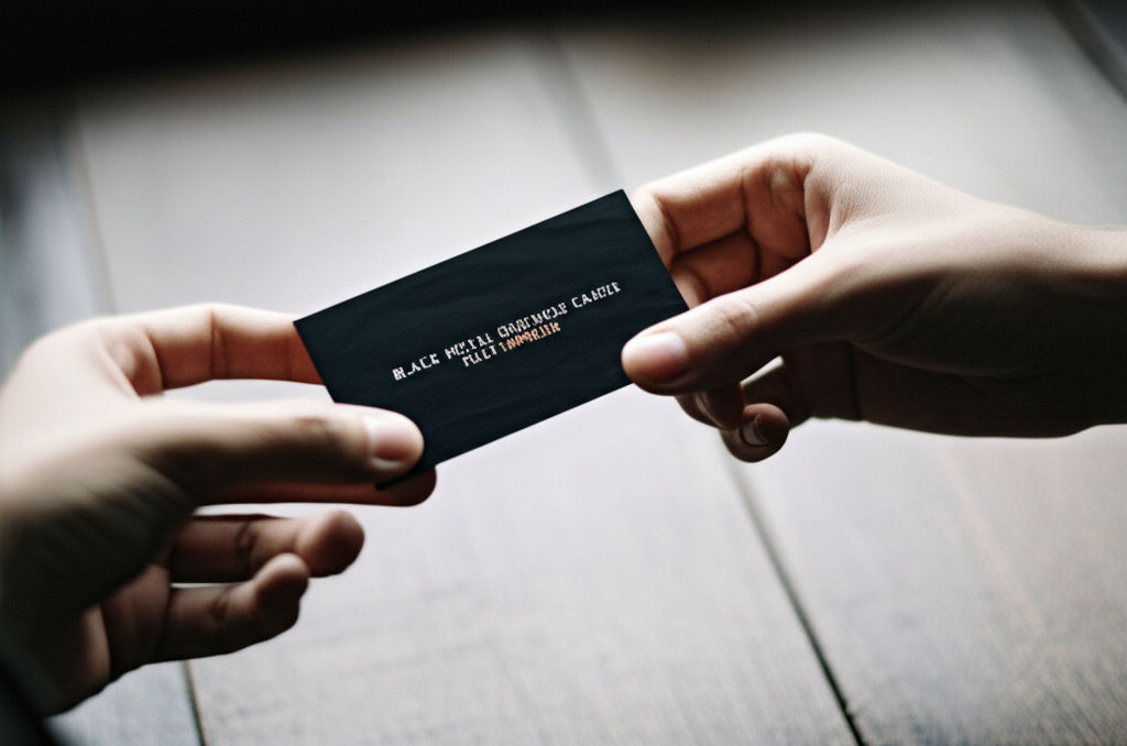 Make an unforgettable first impression! Explore the power of black metal business cards for unrivaled professional presence, luxury, and quality.