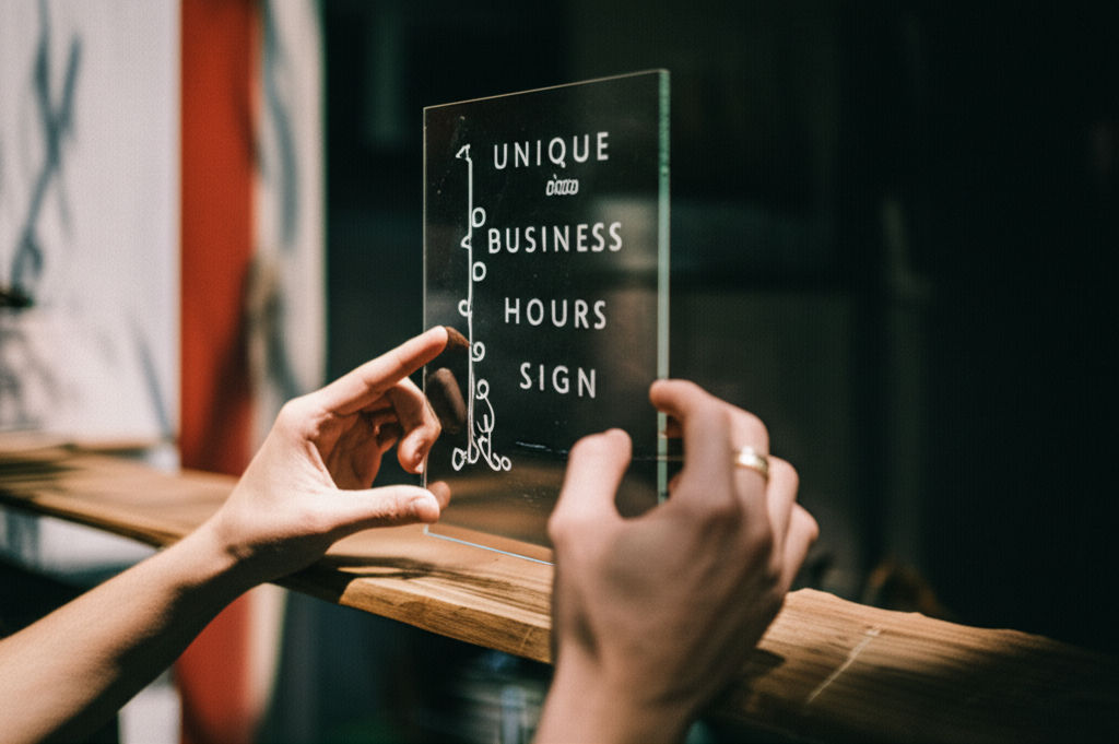 Elevate your storefront! Your business hours sign is a silent salesperson. Get unique ideas to make it a powerful branding tool & unforgettable first impression...