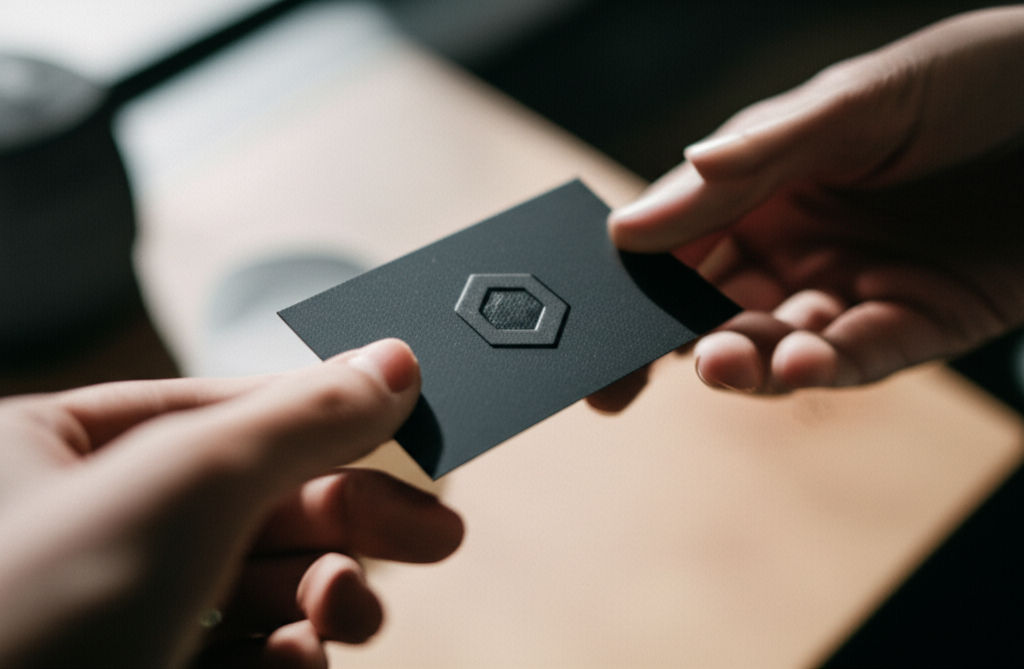 Elevate your brand with Raised Spot UV business cards. Create a memorable, tactile impression that truly stands out.