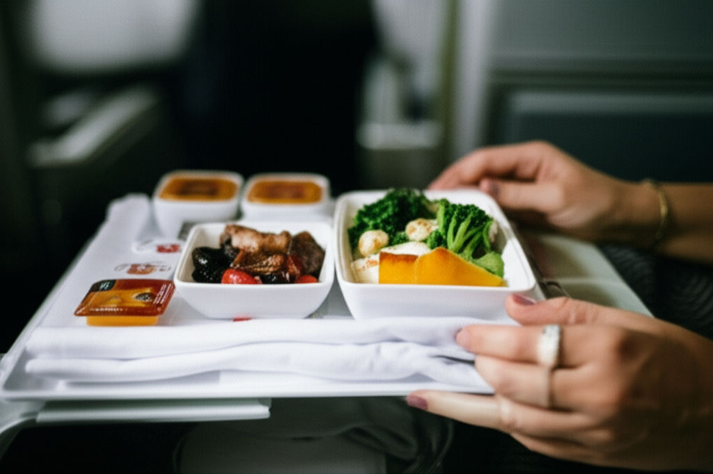 Elevate your flight! Explore Virgin Atlantic Premium Economy food options, from enhanced meals on crockery to attentive service. Your guide to dining above.