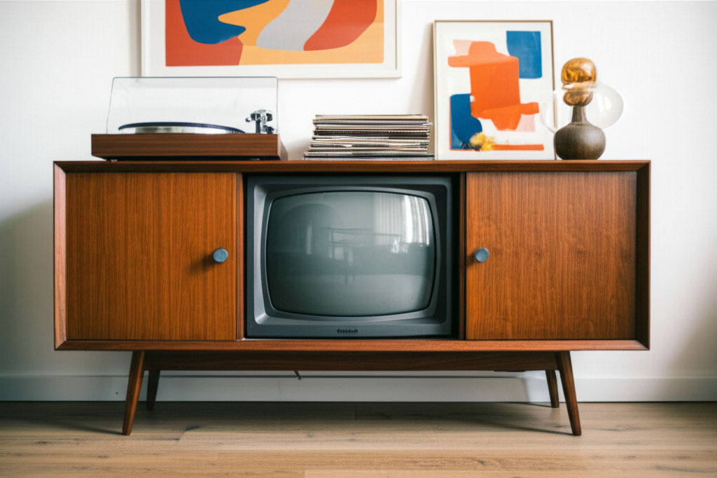 Discover the enduring style & smart functionality of Mid-Century TV units. Our guide helps you choose & style the perfect piece for your home.