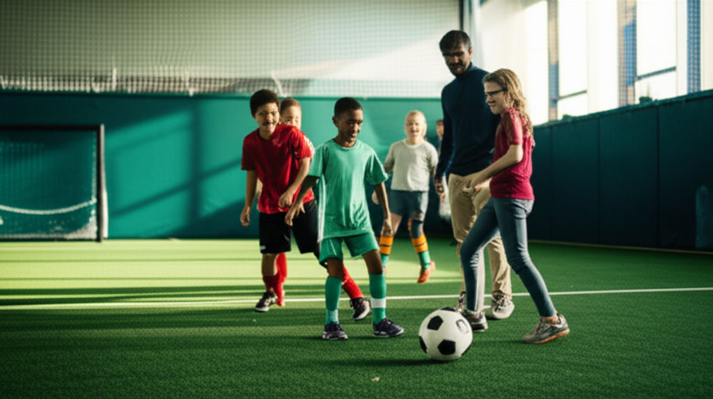 Discover Arena Sports SODO, Seattle's ultimate family fun destination! Enjoy diverse activities, soccer leagues, & an inflatable FunZone for all ages.
