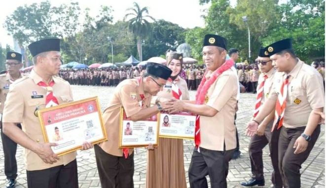 HUT Pramuka ke-64 Wabup Mura Tekankan Semangat Pancasila