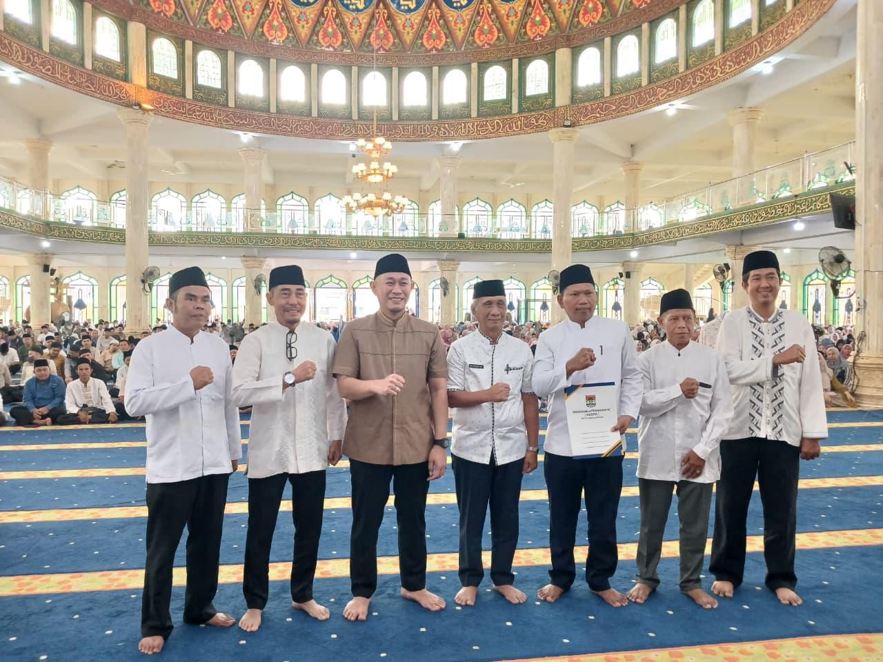 Pimpinan Baznas Linggau Terima SK, Sertijab 17 Maret Nanti