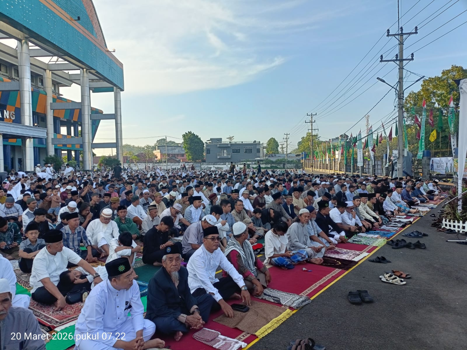 Warga Muhammadiyah Linggau Gelar Salat Id di TOM
