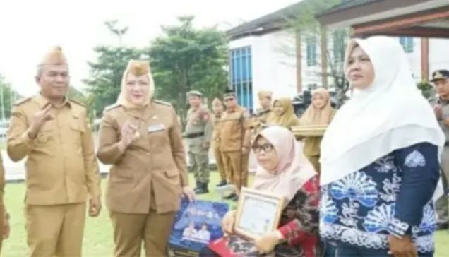 Bupati Musi Rawas H. Ratna Machmud, Pimpin Pelepasan 57 ASN Purnatugas